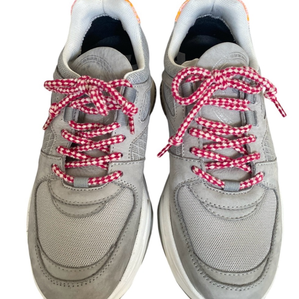 P448 Luke Shabby gray pink sneakers.   Size EU 36 US 6. Made in Italy.